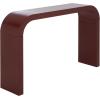 SAFAVIEH Home Collection – Liasonya Modern Natural Brown Waterfall Curved Console Table(Bordeaux)