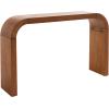 SAFAVIEH Home Collection – Liasonya Modern Natural Brown Waterfall Curved Console Table(Natural)