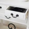 SAFAVIEH Home Collection – Primrose Greige Console Table with Three Drawers & Shelf, Classic Contemporary Storage Console, Compact Entryway Design (CNS5707D)(Distressed White)