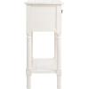 SAFAVIEH Home Collection – Primrose Greige Console Table with Three Drawers & Shelf, Classic Contemporary Storage Console, Compact Entryway Design (CNS5707D)(Distressed White)