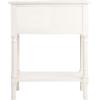 SAFAVIEH Home Collection – Primrose Greige Console Table with Three Drawers & Shelf, Classic Contemporary Storage Console, Compact Entryway Design (CNS5707D)(Distressed White)