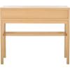 SAFAVIEH Home Collection Ajana Distressed White 2-Drawer Console Table(Camel)