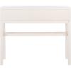 SAFAVIEH Home Collection Ajana Distressed White 2-Drawer Console Table(Distressed White / Honey)
