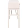 SAFAVIEH Home Collection Ajana Distressed White 2-Drawer Console Table(Distressed White)