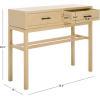 SAFAVIEH Home Collection Ajana Distressed White 2-Drawer Console Table(Natural)