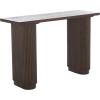 SAFAVIEH Home Collection Berai Dark Brown Console Table (Fully Assembled)(Dark Brown)