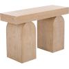 SAFAVIEH Home Collection Ekoshi Mid-Century Modern Bleached White Console Table (CNS2306B)(Bleached White)