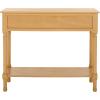 SAFAVIEH Home Collection Halton Camel Brown 2-Drawer Console Table for Living Room Foyer Bedroom Hallway Entryway Office(Camel)