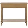 SAFAVIEH Home Collection Haven Desert Brown 2-Drawer Small Console Table for Entryway, Living Room, Foyer(Desert Brown)
