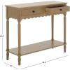 SAFAVIEH Home Collection Haven Desert Brown 2-Drawer Small Console Table for Entryway, Living Room, Foyer(Desert Brown)