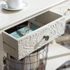 SAFAVIEH Home Collection Josie Greige 2-Drawer Console Table(Distressed White)