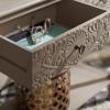 SAFAVIEH Home Collection Josie Greige 2-Drawer Console Table(Greige)