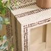 SAFAVIEH Home Collection Kestrel White/Gold Capiz Shell Console Table (Fully Assembled)