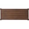 SAFAVIEH Home Collection Rafiki Black 3-Shelf Console Table CNS5715B(Brown)