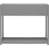 SAFAVIEH Home Collection Sadie Contemporary Turquoise Green 2-Drawer Console Table (Fully Assembled)(Grey)