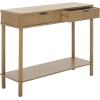 SAFAVIEH Home Collection Thurston Desert Brown 2-Drawer Console Table for Entryway, Living Room, Foyer(Desert Brown)