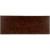 SAFAVIEH Home Collection Tudor Dark Brown/Gold 3-Shelf Console Table (Fully Assembled)