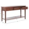 Safavieh American Homes Collection Manelin Sepia Console Table(Sepia)