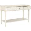 Safavieh American Homes Collection Manelin Sepia Console Table(White Washed)