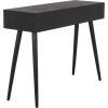 Safavieh Home Albus Mid-Century Modern Antique White 3-drawer Console Table(Black)
