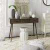 Safavieh Home Albus Mid-Century Modern Antique White 3-drawer Console Table(Chocolate)