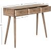 Safavieh Home Albus Mid-Century Modern Antique White 3-drawer Console Table(Chocolate)