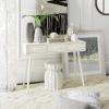 Safavieh Home Albus Mid-Century Modern Antique White 3-drawer Console Table(Vintage White)