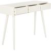 Safavieh Home Albus Mid-Century Modern Antique White 3-drawer Console Table(Vintage White)