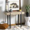 Safavieh Home Alyssa Rustic Brown and Black Console Table