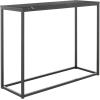 Safavieh Home Baize Modern White and Grey Console Table(Black)