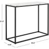 Safavieh Home Baize Modern White and Grey Console Table(White / Grey)