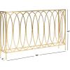 Safavieh Home Carina Gold Foil and Glass Console Table
