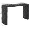 Safavieh Home Collection Adkin White Rattan Console Table(Black)