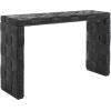 Safavieh Home Collection Adkin White Rattan Console Table(Black)