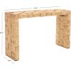 Safavieh Home Collection Adkin White Rattan Console Table(Honey Natural)