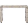 Safavieh Home Collection Adkin White Rattan Console Table(White Washed)