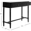 Safavieh Home Collection Aliyah Greige 2-Drawer Console Table(Black)