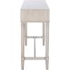 Safavieh Home Collection Aliyah Greige 2-Drawer Console Table(Greige)
