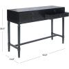 Safavieh Home Collection Aliyah White 4-Drawer Console Table(Black)