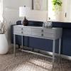 Safavieh Home Collection Aliyah White 4-Drawer Console Table(Distressed / Grey)