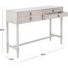 Safavieh Home Collection Aliyah White 4-Drawer Console Table(Greige)