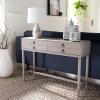 Safavieh Home Collection Aliyah White 4-Drawer Console Table(Greige)
