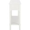 Safavieh Home Collection Allura Black 2-Drawer Bottom Shelf Console Table(Distressed / White)