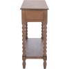 Safavieh Home Collection Athena Distressed White 2-Drawer Console Table(Brown)