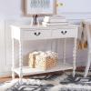 Safavieh Home Collection Athena Distressed White 2-Drawer Console Table(Distressed White)
