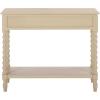 Safavieh Home Collection Athena Distressed White 2-Drawer Console Table(Sand)
