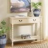 Safavieh Home Collection Athena Distressed White 2-Drawer Console Table(Sand)