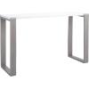 Safavieh Home Collection Bartholomew Mid-Century Modern White and Dark Brown Console Table(White / Grey)