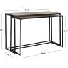 Safavieh Home Collection Garin Light Brown Rectangle Stacking Console Table