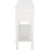 Safavieh Home Collection Haines Greige 4-Drawer Bottom Shelf Console Table(Distressed White)